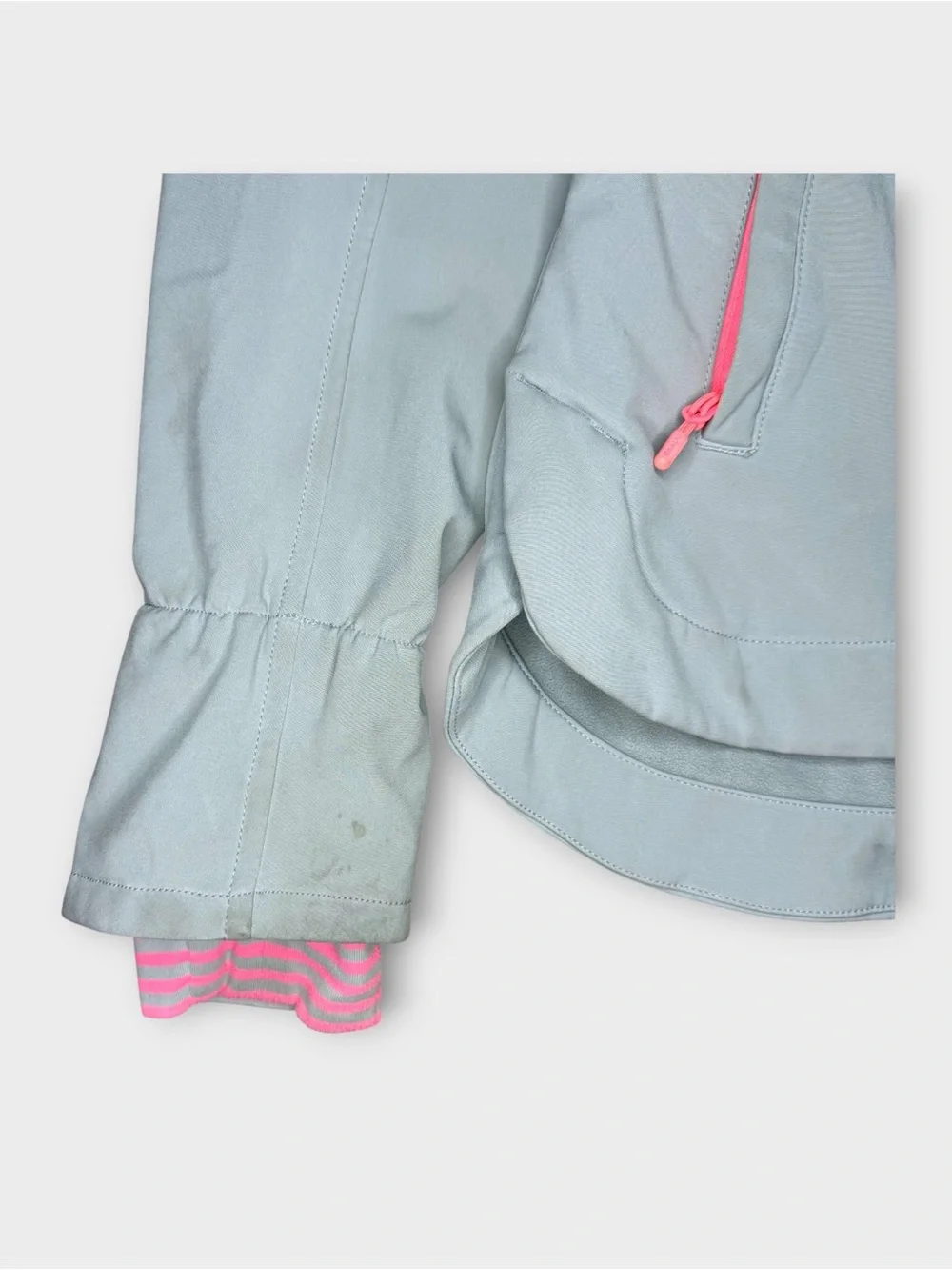 Ivivva By Lululemon Pink Trim Gray Hoody Jacket